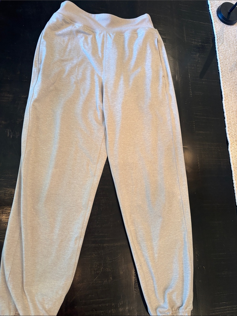 Womens Athletica Beige Sweatpants - Casual Everyday Bottoms